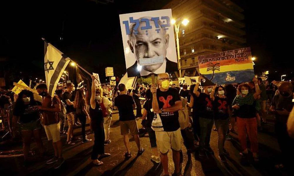 Ισραήλ: Διαδήλωση έξω από το σπίτι του Νετανιάχου για τον περιορισμό των συναθροίσεων